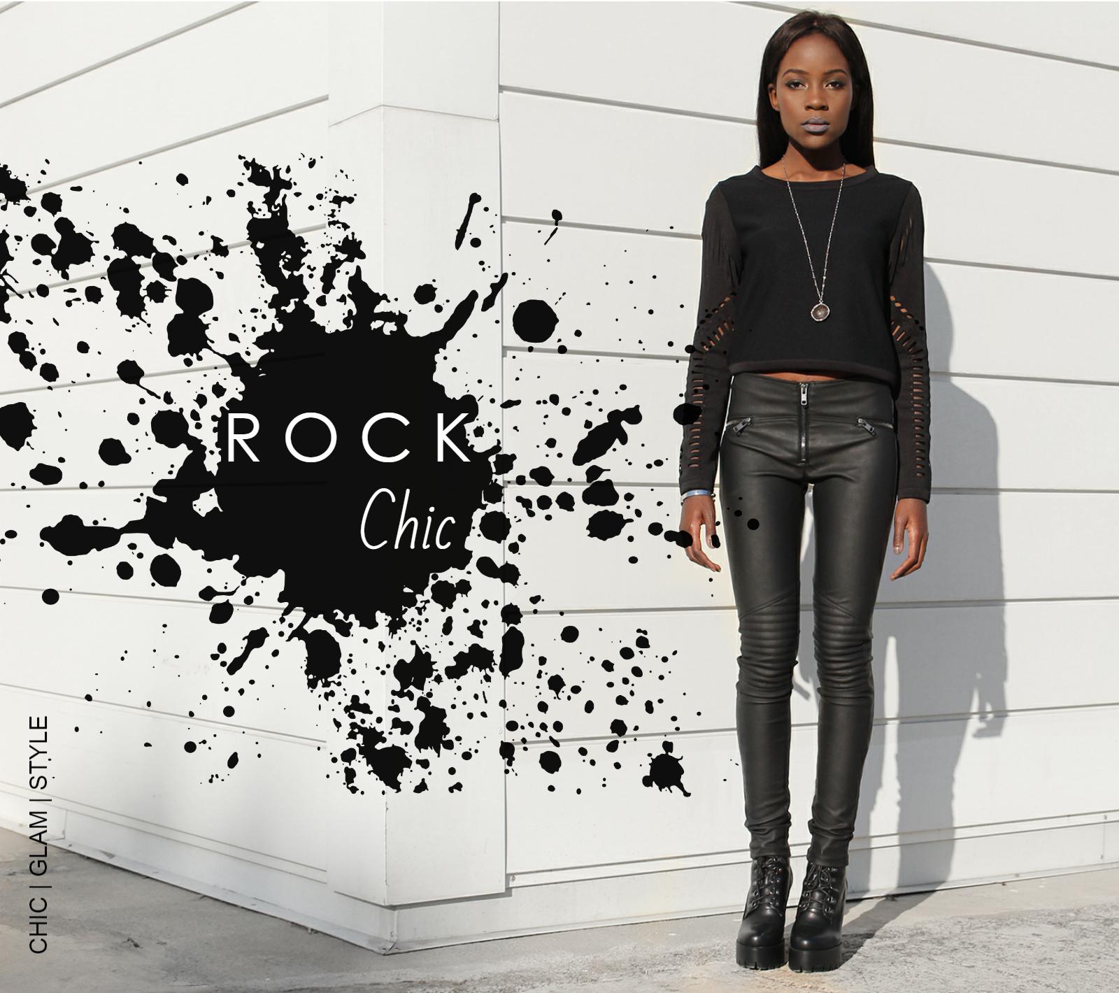 Rocker Chic Bring out your rockstar attitude ChicGlamStyle