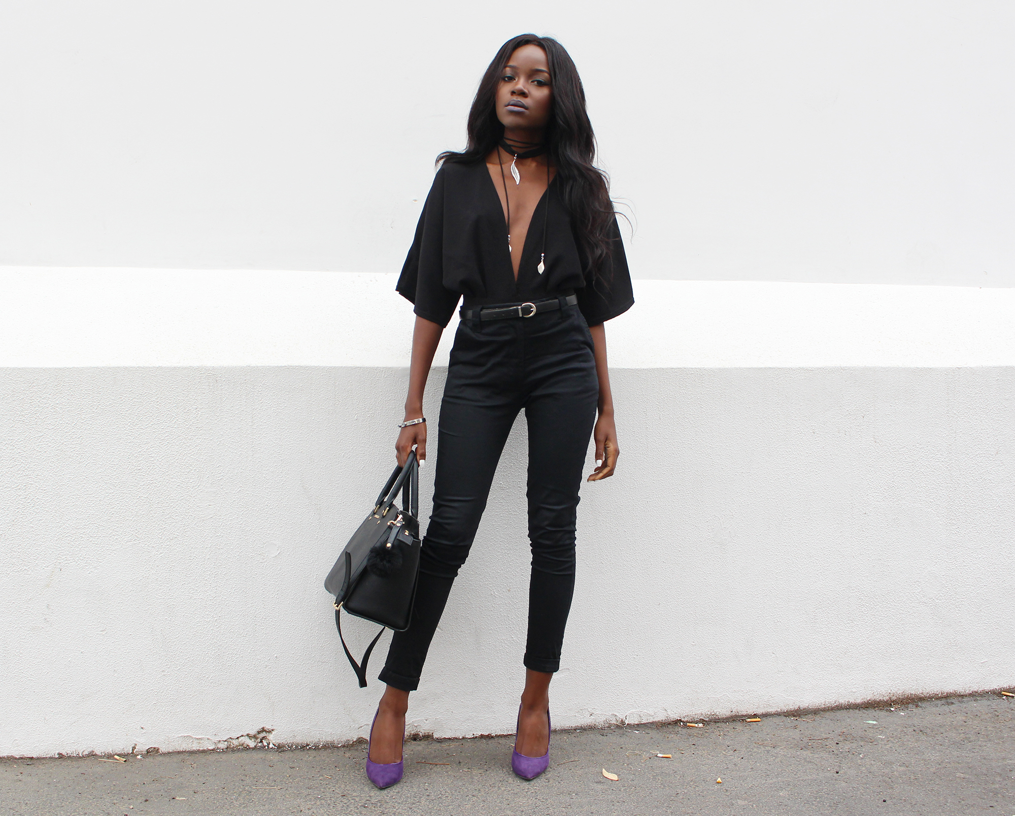 Take the Plunge  How to wear a deep V neck without wardrobe