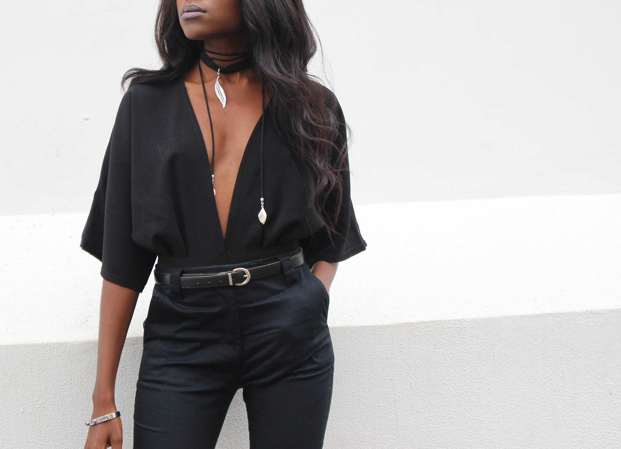 Take the Plunge  How to wear a deep V neck without wardrobe