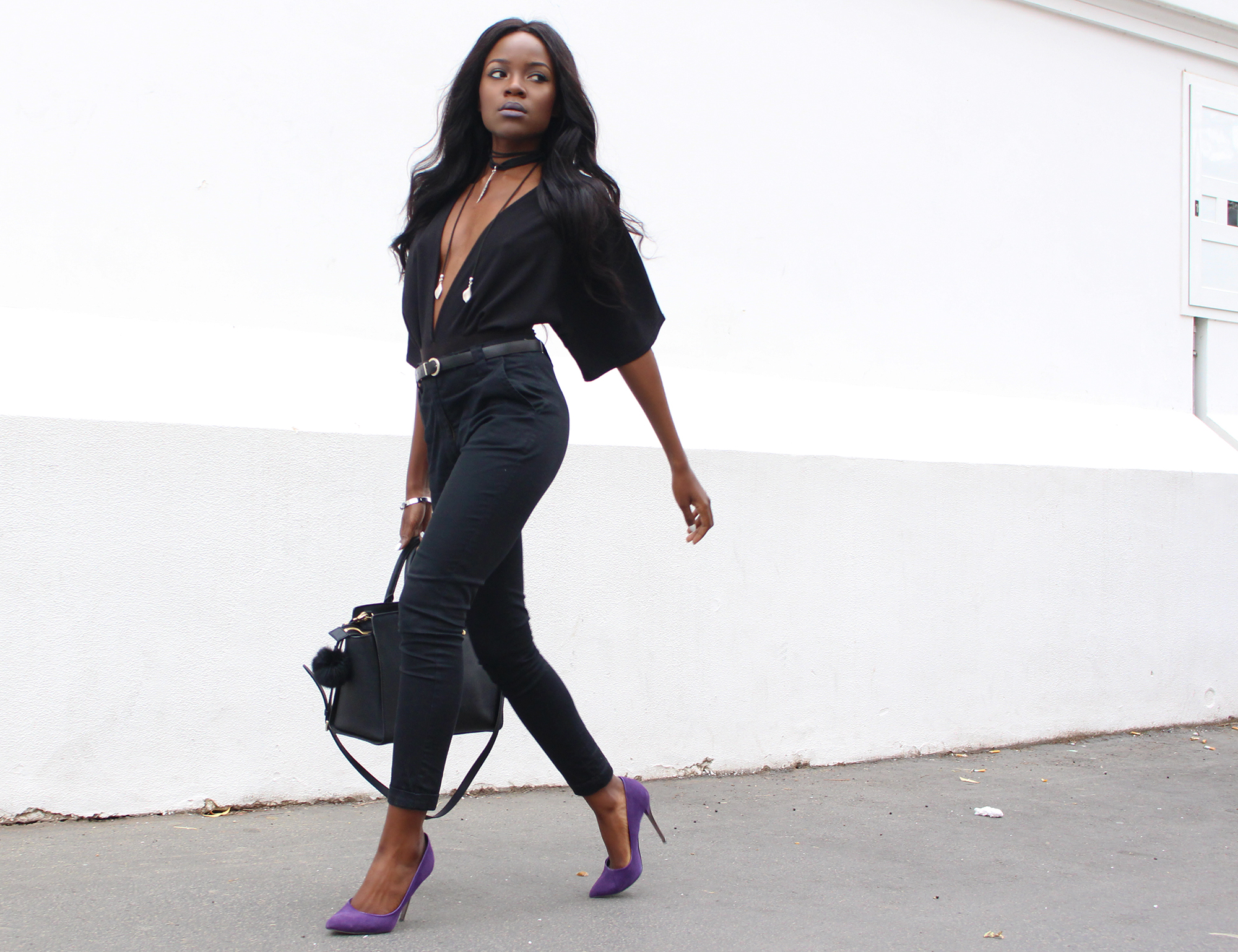 Take the Plunge  How to wear a deep V neck without wardrobe