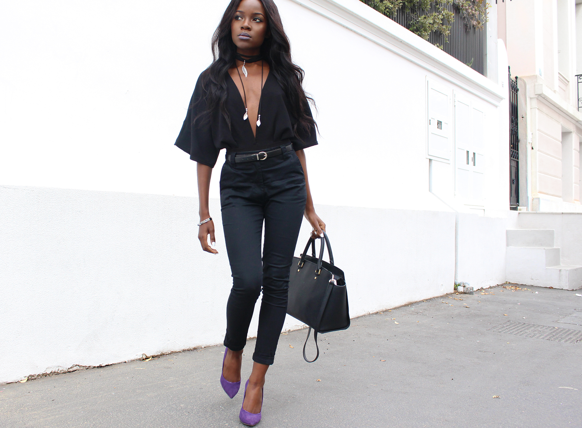 Take the Plunge  How to wear a deep V neck without wardrobe