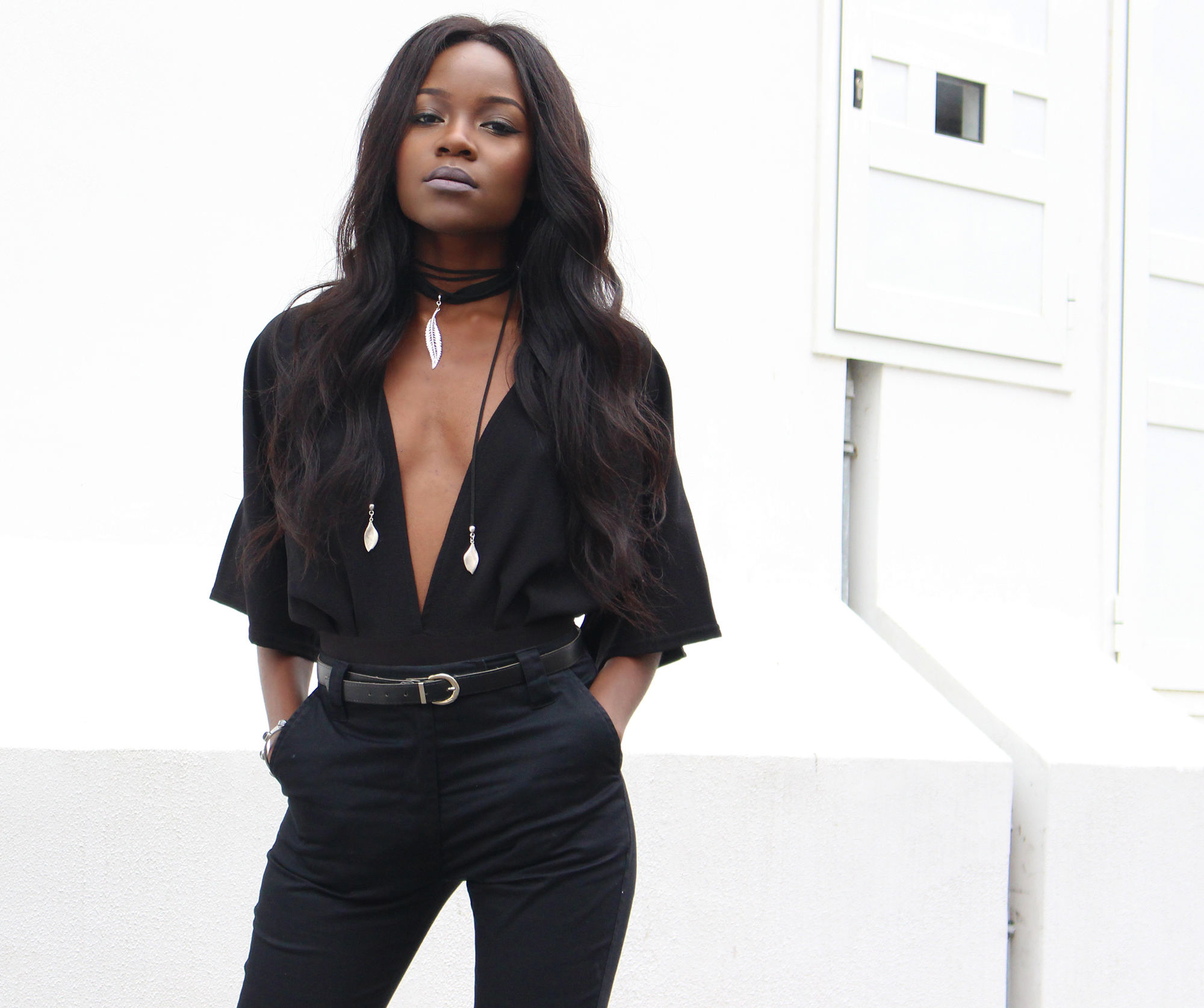 Take the Plunge  How to wear a deep V neck without wardrobe