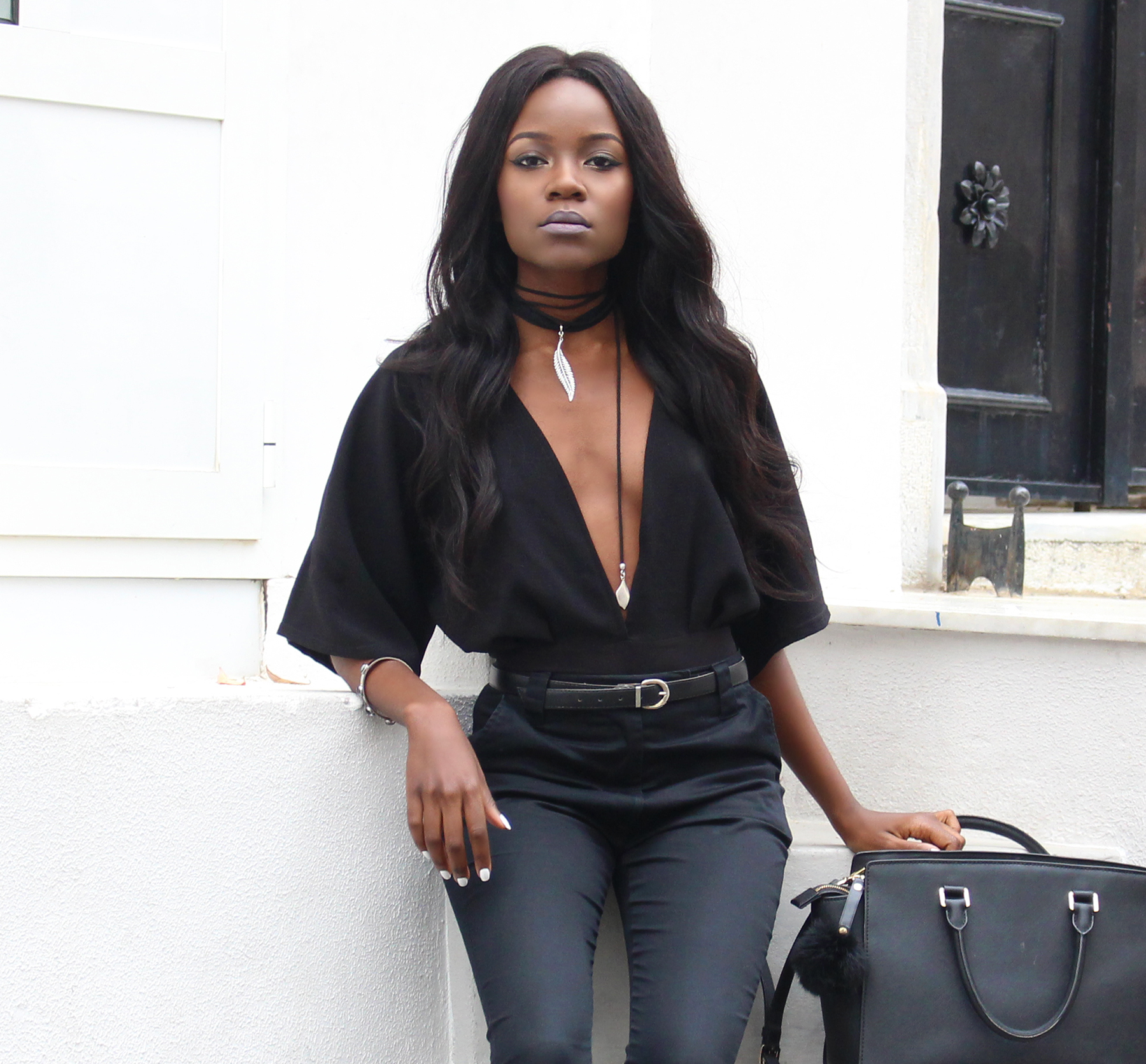 Take the Plunge  How to wear a deep V neck without wardrobe