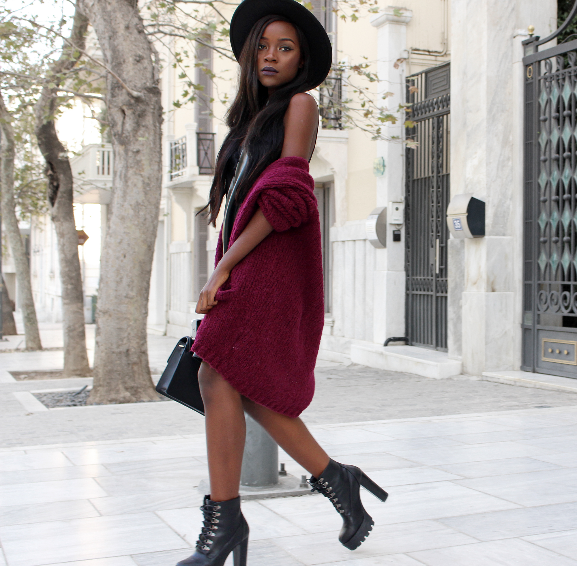 how-to-wear-a-leather-dress